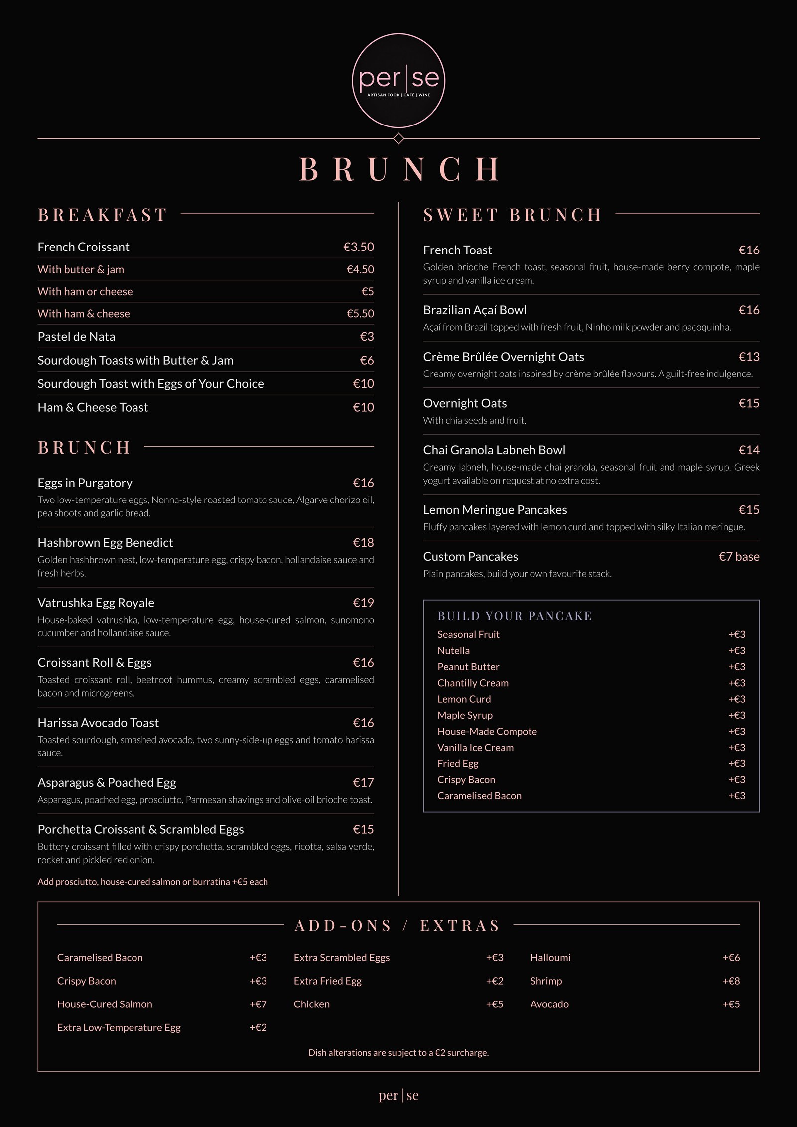 Brunch Menu EN — front